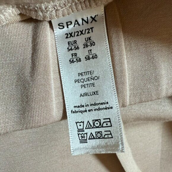 Spanx AirEssentials Wide Leg Pants Lunar Beige Pink 2X Petite Comfy Lounge NWT - Picture 7 of 14